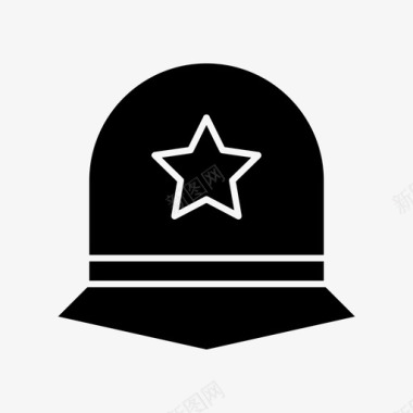 帽子军队帽子头盔图标图标