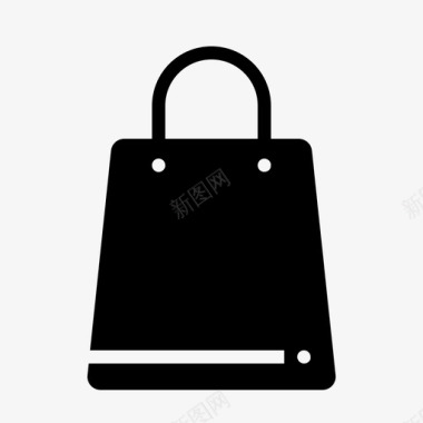 购物袋用户界面用户界面和用户界面基本字形图标图标