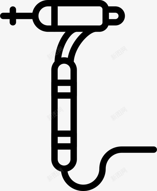 牙钻医用187线性图标svg_新图网 https://ixintu.com 医用 牙钻 线性