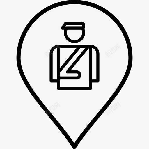 警察地图密码图标svg_新图网 https://ixintu.com 保安 地图 地图密码v27 密码 警察 车站