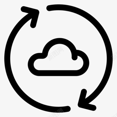 云同步服务器同步图标图标