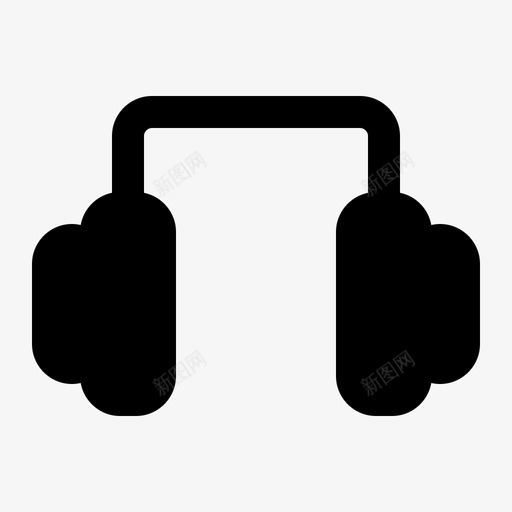采购产品耳机组件设备图标svg_新图网 https://ixintu.com 产品 固体 技术 硬件 组件 耳机 设备 采购