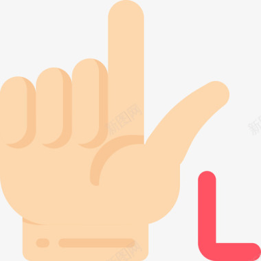 手语语言4平淡图标图标