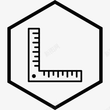 角尺量具工具图标图标