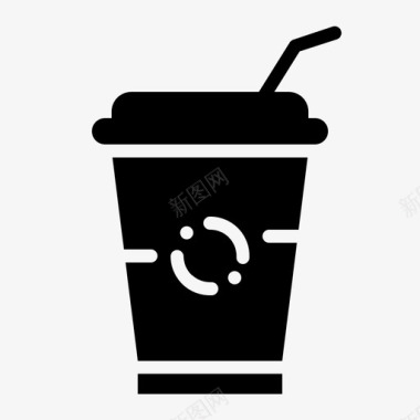 咖啡杯饮料速食图标图标