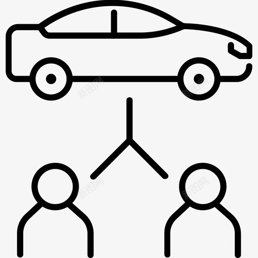 共享汽车汽车个人图标svg_新图网 https://ixintu.com 个人 共享汽车 智慧城市 智能 汽车