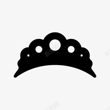 王冠装饰珠宝图标图标
