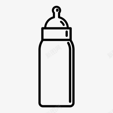 奶瓶婴儿碧水源图标图标