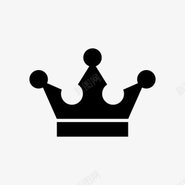 皇冠权威国王图标图标