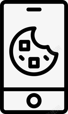 Cookiesuimobile2线性图标图标