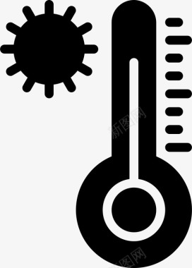 高温调节家居图标图标