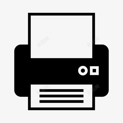 打印机设备文档图标svg_新图网 https://ixintu.com 打印机 打印机半成品 文档 硬件 设备