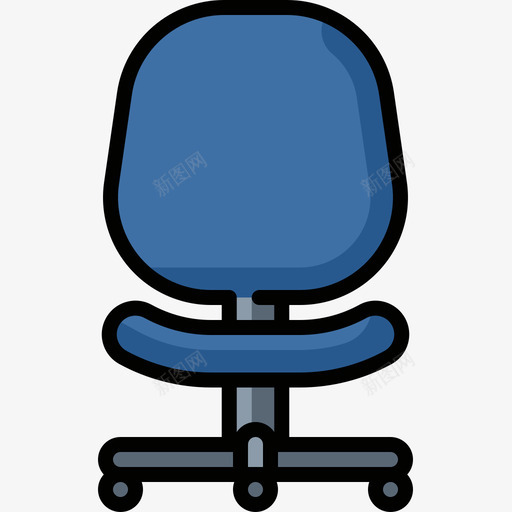 办公桌椅156办公室线性颜色图标svg_新图网 https://ixintu.com 办公 办公室 办公桌 桌椅 线性 颜色