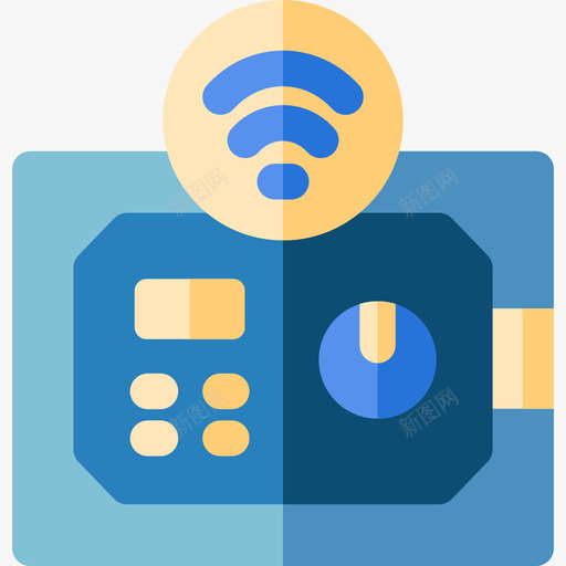 保险箱domotics24扁平图标svg_新图网 https://ixintu.com domotics 保险箱 扁平