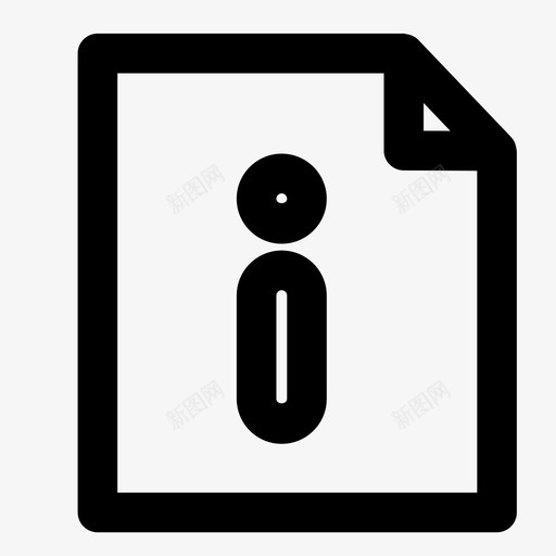 信息文件新闻图标svg_新图网 https://ixintu.com 信息 办公室 文件 新闻 通知