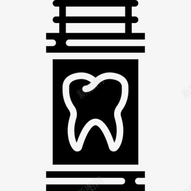医学牙科9实心图标图标