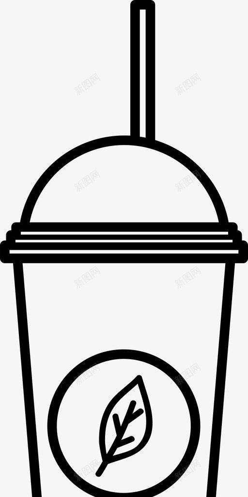 采购产品茶饮料塑料杯图标svg_新图网 https://ixintu.com 产品 吸管 品茶 塑料 采购 食品 饮料