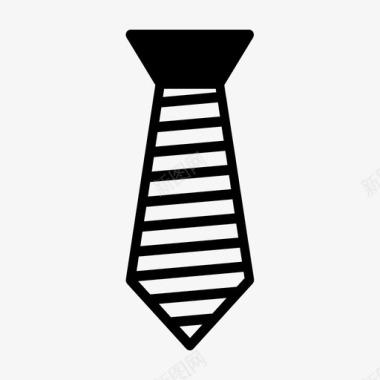 领带时尚领口图标图标