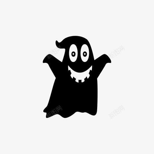 鬼魂鬼魂万圣节幽灵图标svg_新图网 https://ixintu.com 万圣节 地狱 幽灵 恐怖 鬼魂