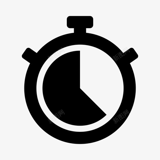 秒表竞赛时间图标svg_新图网 https://ixintu.com 时间 秒表 竞赛 计时器