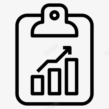 业务数据报告财务管理图标图标