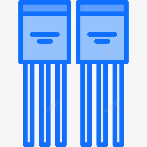 晶体管计算机54蓝色图标svg_新图网 https://ixintu.com 晶体管 蓝色 计算机