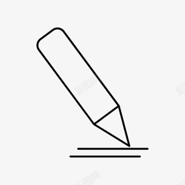 书写笔铅笔图标图标
