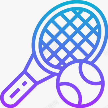 网球运动79坡度图标图标