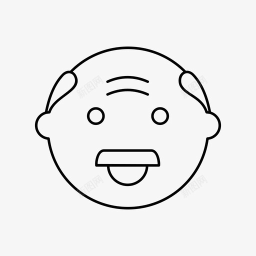 人物头像表情图标svg_新图网 https://ixintu.com 人物 头像 感觉 用户 笑脸 表情