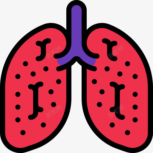 肺癌戒烟11例线状肤色图标svg_新图网 https://ixintu.com 11例 戒烟 线状 肤色 肺癌