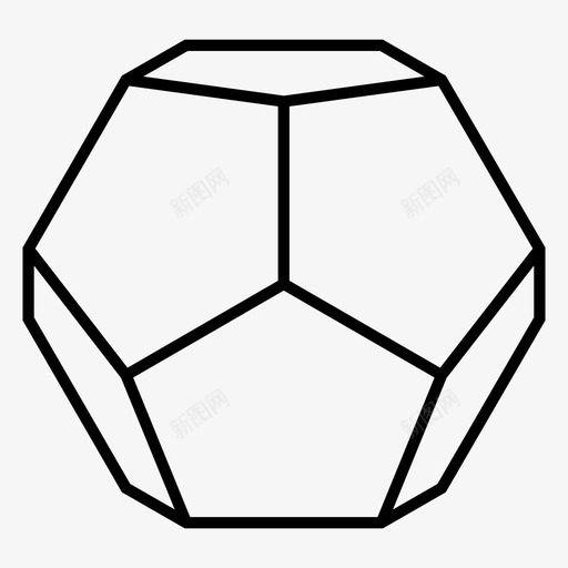 十二面体几何学柏拉图式图标svg_新图网 https://ixintu.com 几何学 十二 固体 图式 柏拉 柏拉图 神圣 面体
