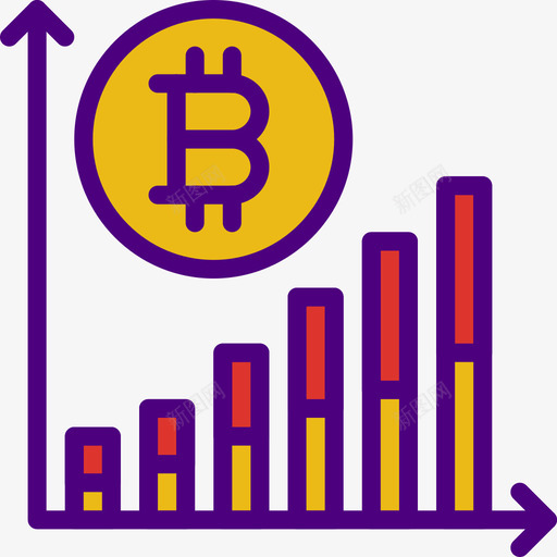 线性货币和加密条形图图标svg_新图网 https://ixintu.com 加密 条形图 线性 货币