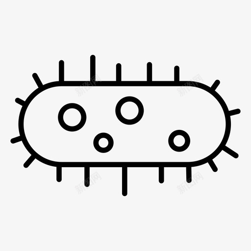 细菌药物微生物图标svg_新图网 https://ixintu.com 微生物 科学 细菌 药物