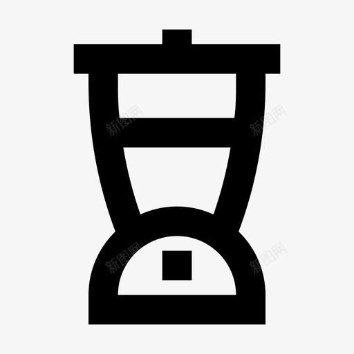 厨房搅拌机食品加工机图标svg_新图网 https://ixintu.com 加工机 厨房 厨房用具 搅拌机 概述 榨汁机 食品 食品加工