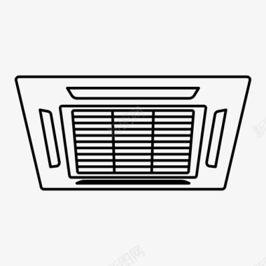 盒式空调空调空调器图标图标