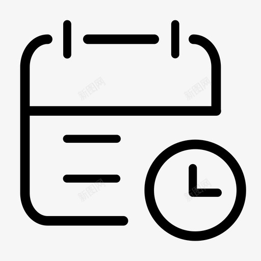 预约1svg_新图网 https://ixintu.com 预约1 线性