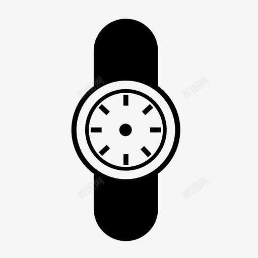 手表钟表珠宝图标svg_新图网 https://ixintu.com 手表 时间 有手 没有 深色 珠宝 皮革 钟表