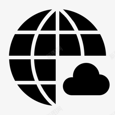 云存储web网站图标图标