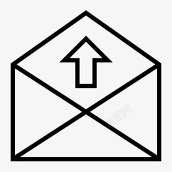 技术信息电子邮件互联网技术信息传递图标高清图片