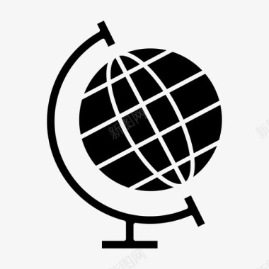 地球全球地理世界图标图标