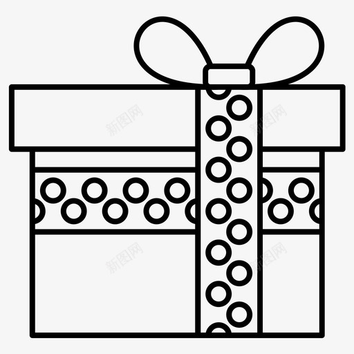 礼品礼盒礼品盒图标svg_新图网 https://ixintu.com 万圣节 常规 礼品 礼品盒 礼物 礼盒 系列