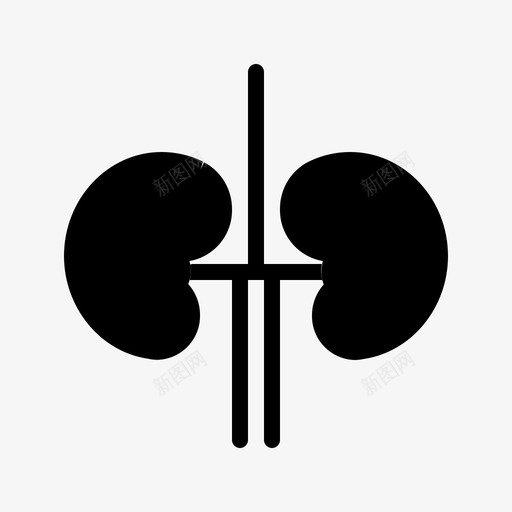 肾脏护理健康图标svg_新图网 https://ixintu.com 健康 医疗 医疗保健 护理 肾脏 雕文