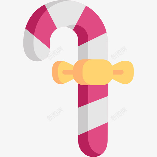 CandyCaneCandyshop2扁平图标svg_新图网 https://ixintu.com Candy Candyshop Cane 扁平