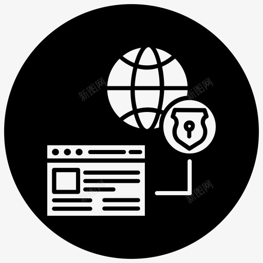 网络安全全球安全保护图标svg_新图网 https://ixintu.com seo4黑填充ms 保护 全球安全 屏蔽 病毒 网络安全