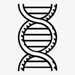 DNA序列dna生物学dna序列图标高清图片