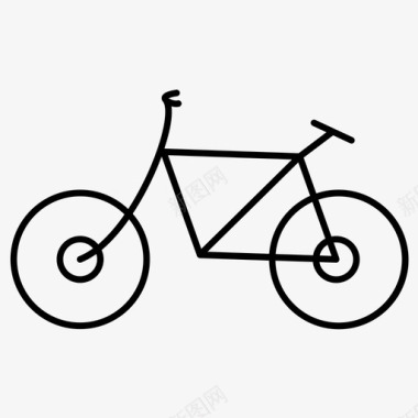 自行车交通工具车辆和运输常规线路组33图标图标