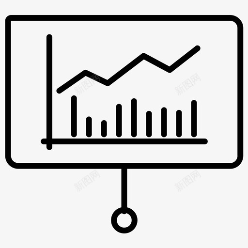 图表电路板图形图标svg_新图网 https://ixintu.com 上升 加粗 图形 图表 电路板 粗线条 通用