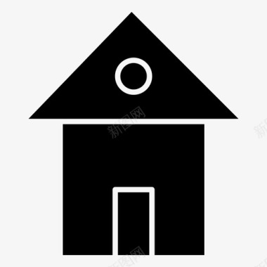 房屋住宅别墅图标图标