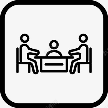 会议商务桌子图标图标