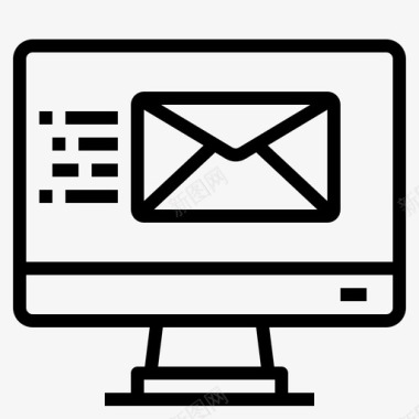 电子邮件商务计算机图标图标